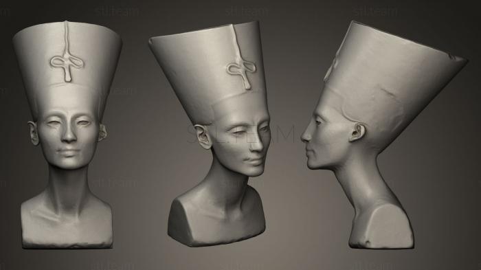 Бюсты и барельефы известных личностей Нефертити